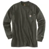 Carhartt Force Shirts: Men's 100235 OLV Olive Flame Resistant Force Work Shirt