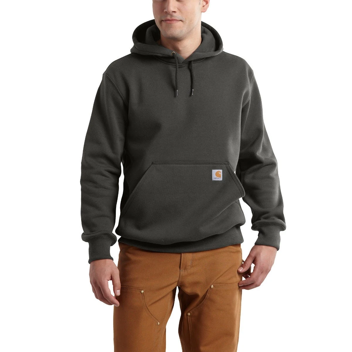 Carhartt Sweatshirts: Men's 100615 306 Peat Paxton Rain Defender Hooded Sweatshirt 1 Carhartt Sweatshirts: Men's 100615 306 Peat Paxton Rain Defender Hooded Sweatshirt