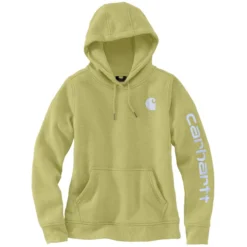 Carhartt Sweatshirts: Women's 102791 GB9 Green Olive Heather Graphic Clarksburg Pullover Hoodie 5 Carhartt Sweatshirts: Women's 102791 GB9 Green Olive Heather Graphic Clarksburg Pullover Hoodie -Tessvero Sales Store 102791 gb9 2