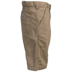 Carhartt Shorts: Men's Rugged Flex Dark Khaki 103110 253 13-Inch Shorts -Tessvero Sales Store 103110 253 1