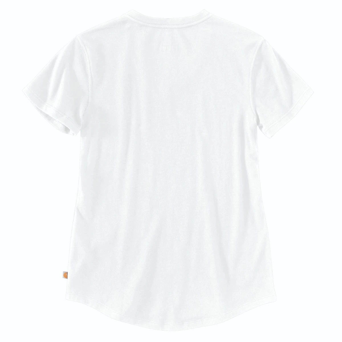 Carhartt Shirts: Women's 104406 WHT White Relaxed Fit V Neck Short Sleeve T-Shirt 2 Carhartt Shirts: Women's 104406 WHT White Relaxed Fit V Neck Short Sleeve T-Shirt - Image 2