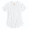 Carhartt Shirts: Women's 104406 WHT White Relaxed Fit V Neck Short Sleeve T-Shirt