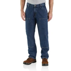 Carhartt Jeans: Men's 104944 H45 Canal Loose Fit Double Front Utility Logger Work Jean