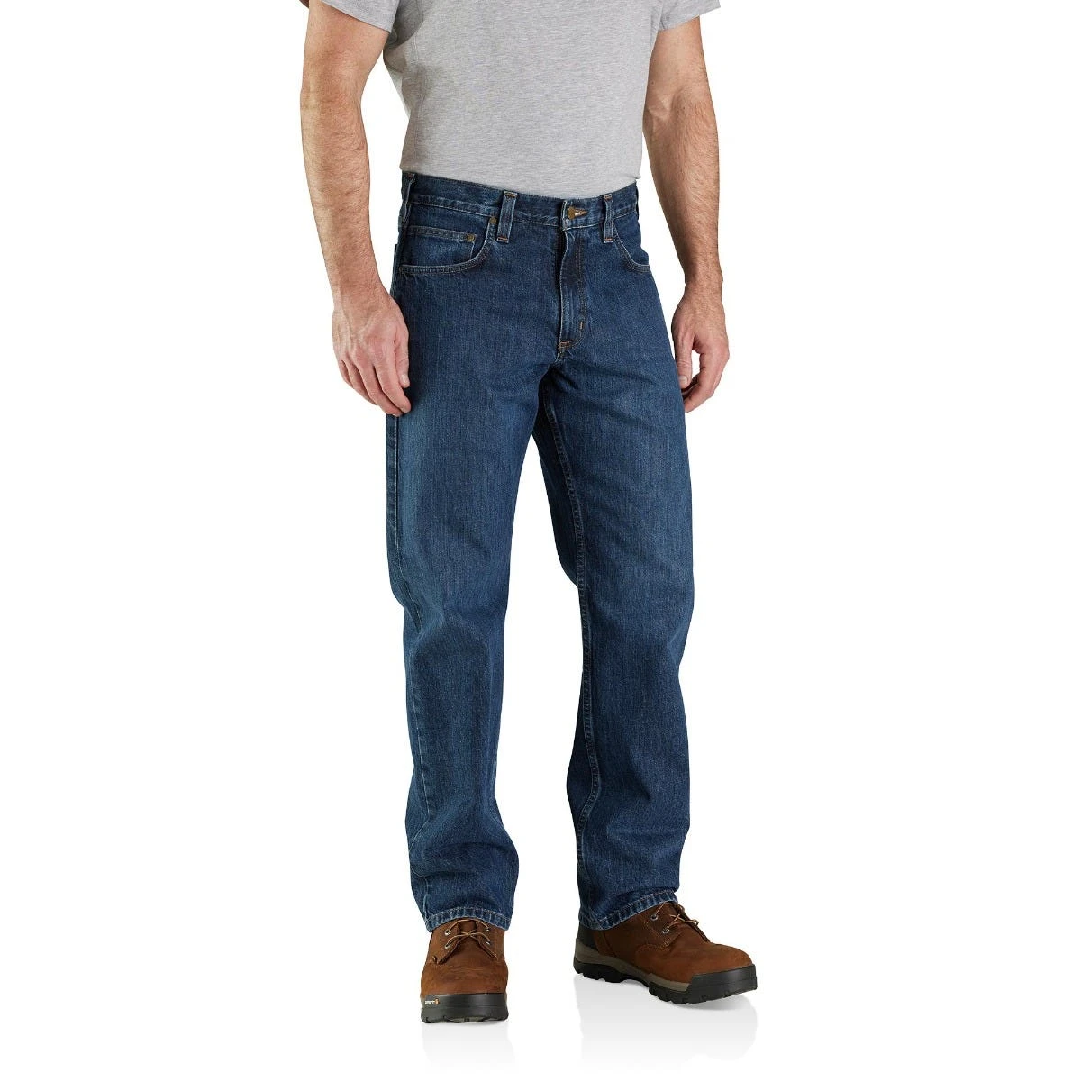 Carhartt Jeans: Men's 105119 HA0 Bay Relaxed Fit 5 Pocket Work Jean 1 Carhartt Jeans: Men's 105119 HA0 Bay Relaxed Fit 5 Pocket Work Jean