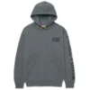 CAT Apparel Sweatshirts: Men's 1090036 10123 Dark Heather Grey Diesel Power Hooded Sweatshirt