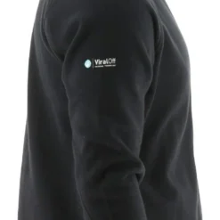 CAT Apparel: Men's 2910489 10121 Pitch Black Viraloff Hooded Sweatshirt -Tessvero Sales Store 2910489 10121 2