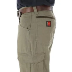 Wrangler Riggs Pants: Men's Bark 3W060 BR Ripstop Ranger Pants -Tessvero Sales Store 3w060br bd02 swbd prd