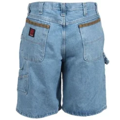 Wrangler Riggs Shorts: Men's Vintage Indigo 3W320 VI Denim Carpenter Shorts 7 Wrangler Riggs Shorts: Men's Vintage Indigo 3W320 VI Denim Carpenter Shorts -Tessvero Sales Store 3w320vi wranglerb 01