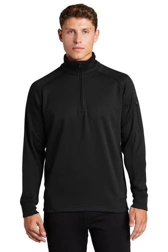 Sport-Tek Sweatshirts: Men's F247 BLK Black Tech Fleece 1/4-Zip Pullover 1 Sport-Tek Sweatshirts: Men's F247 BLK Black Tech Fleece 1/4-Zip Pullover