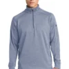 Sport-Tek Sweatshirts: Men's F247 GRY Grey Heather Tech Fleece 1/4-Zip Pullover