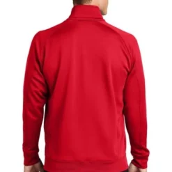 Sport-Tek Sweatshirts: Men's F247 RED True Red Tech Fleece 1/4-Zip Pullover -Tessvero Sales Store 4718 truered 2 f247trueredmodelback1 337w