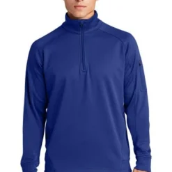 Sport-Tek Sweatshirts: Men's F247 RYL True Royal Tech Fleece 1/4-Zip Pullover -Tessvero Sales Store 4718 trueroyal 1 f247trueroyalmodelfront1 337w