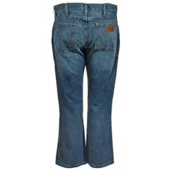 Wrangler Jeans: Men's Retro 77MWZ RW Slim Fit Boot Cut River Wash Jeans -Tessvero Sales Store 77mwzrw wranglerb 01