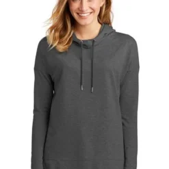 District Sweatshirts: Women's DT671 WC Washed Coal Featherweight French Terry Hoodie