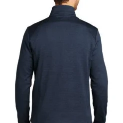 Port Authority Sweatshirts: Men's F248 DBNH Dress Blue Navy Heather Diamond 1/4 Zip Pull Over -Tessvero Sales Store 9820 dressblnyhe 2 f248dressblnyhemodelback 337w