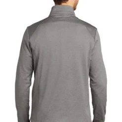 Port Authority Sweatshirts: Men's F248 GGH Gusty Grey Heather Diamond 1/4 Zip Pull Over -Tessvero Sales Store 9820 gustygreyhth 2 f248gustygreyhthmodelback 337w