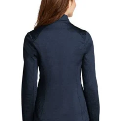 Port Authority Sweatshirts: Women's L249 DBNH Dress Blue Navy Heather Diamond Full Zip -Tessvero Sales Store 9822 dressblnyhe 2 l249dressblnyhemodelback 337w