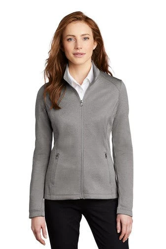 Port Authority Sweatshirts: Women's L249 GGH Gusty Grey Heather Diamond Full Zip 1 Port Authority Sweatshirts: Women's L249 GGH Gusty Grey Heather Diamond Full Zip