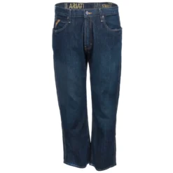 Ariat Rebar Jeans: Men's 10016223 Blackstone M5 Straight Leg Jeans -Tessvero Sales Store ariat 10016223 f 01