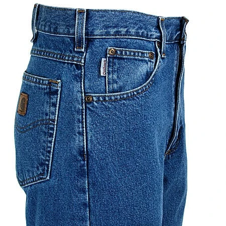 Carhartt Jeans: Men's B18 DST Stonewash Denim Traditional Fit Jeans 4 Carhartt Jeans: Men's B18 DST Stonewash Denim Traditional Fit Jeans - Image 4