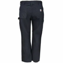 Carhartt Pants: Men's B324 BLK Black Relaxed Fit Cotton Work Dungarees -Tessvero Sales Store b324blk carharttb 01 1