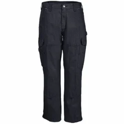 Carhartt Pants: Men's B342 BLK Black Ripstop Cotton Cargo Work Pants -Tessvero Sales Store b342blk carharttf 01
