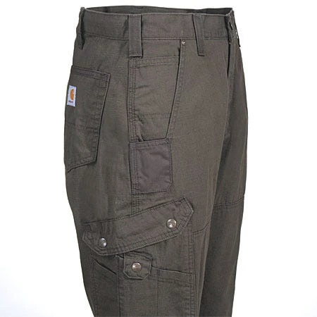 Carhartt Pants: Men's B342 DFE Brown Ripstop Cotton Work Pants 4 Carhartt Pants: Men's B342 DFE Brown Ripstop Cotton Work Pants - Image 4