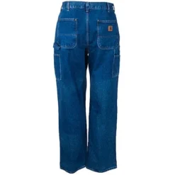 Carhartt Jeans: Men's B73 DST Double Front Logger Heavyweight Loose Fit Utility Jeans -Tessvero Sales Store b73dst carharttb 01