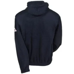 Bulwark Sweatshirts: Men's Blue SMH6 NV Flame-Resistant Hooded Sweatshirt