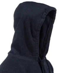 Bulwark Sweatshirts: Men's Blue SMH6 NV Flame-Resistant Hooded Sweatshirt -Tessvero Sales Store bulwark smh6 nv h 01