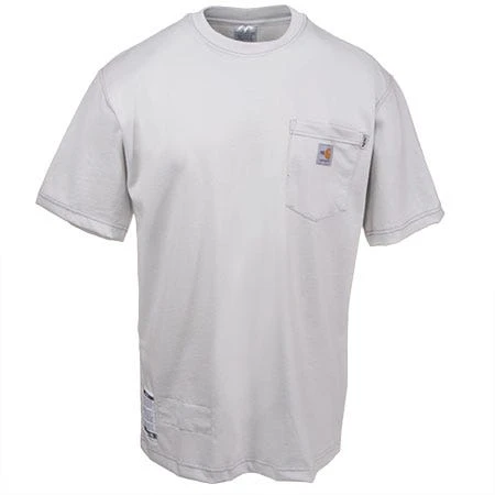 Carhartt Force Shirts: Men's Force Grey 100234 051 Flame Resistant Short Sleeve Shirt 3 Carhartt Force Shirts: Men's Force Grey 100234 051 Flame Resistant Short Sleeve Shirt - Image 3