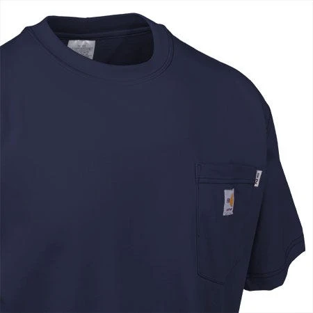 Carhartt Force Shirts: Men's 100234 410 Navy Force Flame Resistant Work Shirt 1 Carhartt Force Shirts: Men's 100234 410 Navy Force Flame Resistant Work Shirt