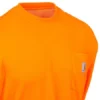 Carhartt Force Shirts: Men's Force Orange 100494 824 High Visibility Work Shirt