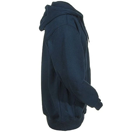 Carhartt Sweatshirts: Men's Navy Blue Water Repellent 100614 472 Zip Sweatshirt 5 Carhartt Sweatshirts: Men's Navy Blue Water Repellent 100614 472 Zip Sweatshirt - Image 5