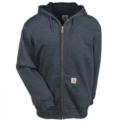 Carhartt Sweatshirts: Men's 100632 024 Rutland Zip Up Hooded Sweatshirt -Tessvero Sales Store carhartt 100632 026 f 01