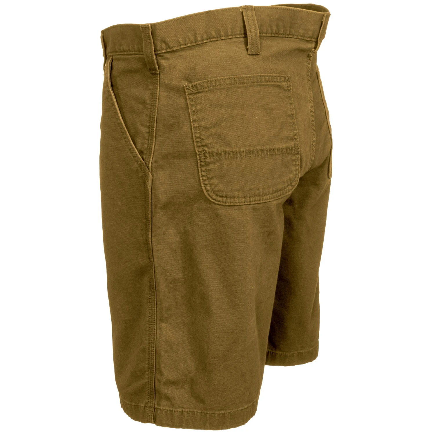 Carhartt Shorts: Men's 102514 918 Rigby Rugged Flex Hickory Brown Canvas Work Shorts 3 Carhartt Shorts: Men's 102514 918 Rigby Rugged Flex Hickory Brown Canvas Work Shorts - Image 3