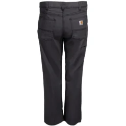 Carhartt Pants: Men's 102517 039 Gravel Grey Rugged Flex Rigby Five-Pocket Canvas Work Pants -Tessvero Sales Store carhartt 102517 039 b 01