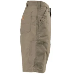 Carhartt Shorts: Men's Light Brown B147 LBR Cotton Canvas Work Shorts -Tessvero Sales Store carhartt b147 lbr r 01 1