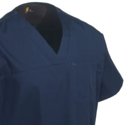 Carhartt Scrubs: Men's C15208 NVY Navy Blue Multi-Pocket Scrub Top -Tessvero Sales Store carhartt c15208a nvy cd 01