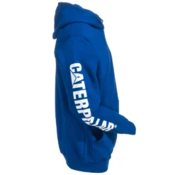 CAT Apparel Sweatshirts: Men's 1910709 95B Bright Blue Trademark Banner Hooded Sweatshirt 9 CAT Apparel Sweatshirts: Men's 1910709 95B Bright Blue Trademark Banner Hooded Sweatshirt -Tessvero Sales Store cat 1910709 bblu r 01