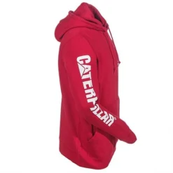 CAT Apparel Sweatshirts: Men's 1910709 155 Chili Pepper Red Hooded Sweatshirt -Tessvero Sales Store cat apparel 1910709 155 r 01