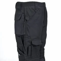 CAT Apparel Pants: Men's C172 016 Black Multi-Pocket Trademark Trousers -Tessvero Sales Store cat c172 016 r 01