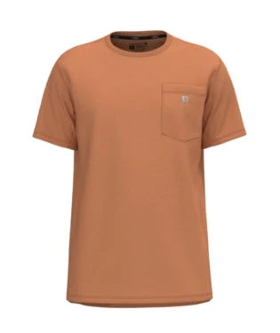 Carhartt Shirts: Men's 104616 DYO Dusty Orange Force Relaxed Fit Short Sleeve Pocket T-Shirt 1 Carhartt Shirts: Men's 104616 DYO Dusty Orange Force Relaxed Fit Short Sleeve Pocket T-Shirt