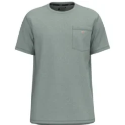 Carhartt Shirts: Men's 104616 G86 Succulent Heather Force Relaxed Fit Short Sleeve Pocket T-Shirt