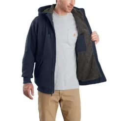 Carhartt Sweatshirt: Men's 103308 472 Navy Rain Defender Sherpa-Lined Full-Zip Sweatshirt 5 Carhartt Sweatshirt: Men's 103308 472 Navy Rain Defender Sherpa-Lined Full-Zip Sweatshirt -Tessvero Sales Store download 2022 05 06t131228.739