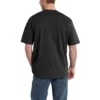 Carhartt Shirts: Men's K195 BLK Black Cotton Jersey Logo Tee Shirt