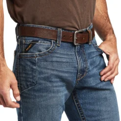 Ariat Rebar Jeans: Men's 10041081 Rico M7 DuraStretch Edge Stackable Straight Leg Jean -Tessvero Sales Store f22 mns work 10041081 detail01