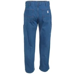 Carhartt Jeans: Men's FRB13 DNM Denim Flame Resistant Dungaree Jeans -Tessvero Sales Store frb13dnm carharttb 01