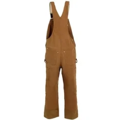 Carhartt Overalls: Men's R41 BRN Brown Cotton Lined Bib Overalls -Tessvero Sales Store image 44043