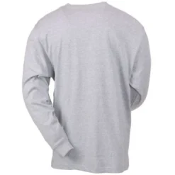 Carhartt Shirts: Men's Grey K126 HGY Long Sleeve Pocket Tee Shirt -Tessvero Sales Store image 44389